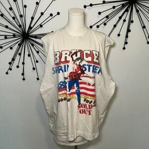 Abercrombie & Fitch Bruce Springsteen graphic muscle tee size XL